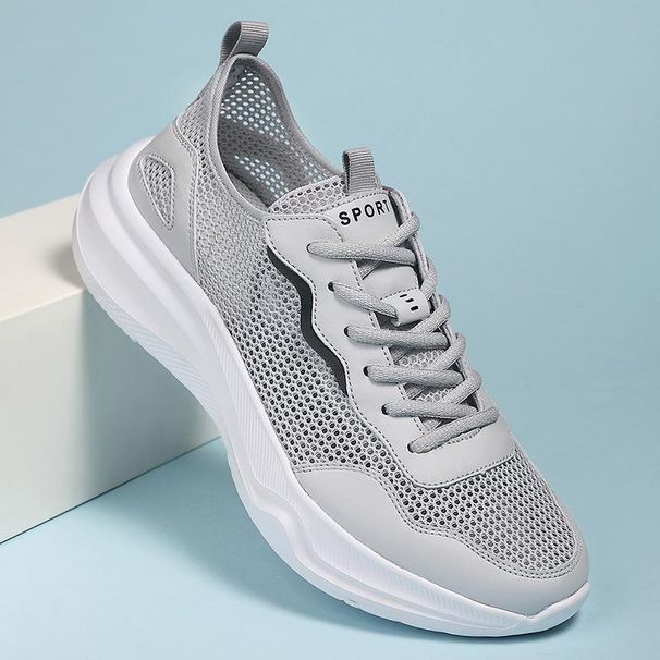 Men's Outdoor Thin Casual Mesh Shoes Large Size 45 Hollow Lightweight Running Sports Sandals 46 Vacation Walking Shoes_vogvips.com