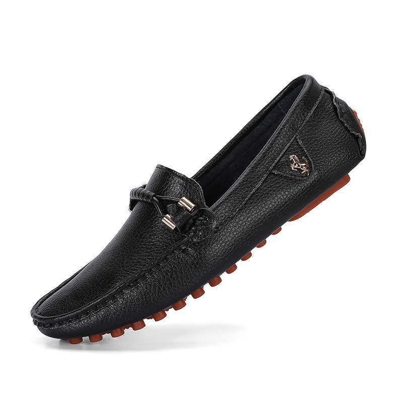 Euro Step Large Size Loafers Driving Men's Casual Leather Shoes_vogvips.com
