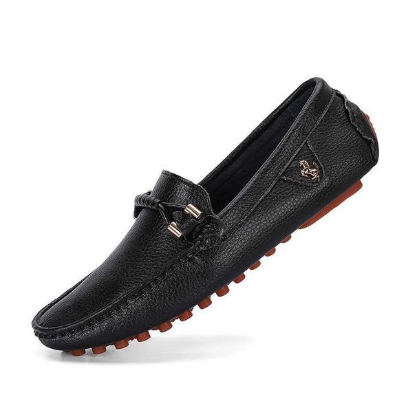 Euro Step Large Size Loafers Driving Men's Casual Leather Shoes_vogvips.com