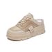 Little White Shoes Female Students Thick-soled Heightening Shoes Mesh Breathable Casual Street Shooting Shoes_vogvips.com