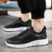Euro Step Summer Breathable Hollow Mesh Large Size Thick Sole Casual Sports Black Deodorant Running Shoes Men's Travel_vogvips.com