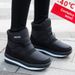 Yaen Northeat Snow Women Winter Thickened Fleece Warm Cotton Shoe For Middle-aged And Elderly Non-lip Mom Short_vogvips.com