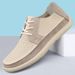 Spring Summer Man Leisure Walk Male Casual Leather Shoes Breathable Sneakers Lace-Up Men Tenis Masculino Loafers Flats_vogvips.com