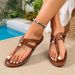 Cross-border Plus-size Flip-flops For Summer Outdoor Wear, Soft-soled Beach With Unique Design, Versatile Fairy-style_vogvips.com