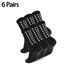 6 Pairs Of Combination Sets Triangle Football Socks Mid Tube Dotted Sports Socks_vogvips.com