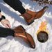 European Warm Series Korean Version High-top Leather Shoes Pointed Toe Men's British Style Height-increasing Martin High-end_vogvips.com