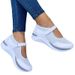 Women Fashion Vulcanized S Platform Solid Color Flats Ladies Shoes Casual Breathable Wedges Ladies Walking_vogvips.com