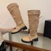 Chunky-Heeled French-Style Western Cowboy For Women, 2026 New High-Tube Stacked Riding Boots_vogvips.com