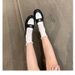 Autumn Retro Gold Buckle Single Shoes Thick Heel Platform Small Leather Shoes British Style Loafers Women_vogvips.com