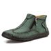TerraStride New Martin Boots High Top Leather Slip-On Large Size Casual Men's Autumn Warm Lazy 2025 Shoes_vogvips.com