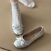 French Retro Ballet Style Shallow Mouth Flat For Women 2024 New Summer Versatile Square Toe Soft Sole Mary Jane Shoes_vogvips.com