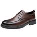 Suitable For All Seasons Men's Spring Fashion New Cowhide Lace-up Non-slip Breathable Formal Business Leather Shoes_vogvips.com