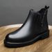 European Warm Series Men's British Style Thick-Soled Short Winter Fleece-Lined Warm Martin Boots_vogvips.com