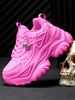 Women's 2026 New Sweet-Cool Y2K Barbie Pink Thick-Soled 7cm Height-Increasing Vulcanized Shoes, High Gothic Trendy Style_vogvips.com