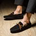 Large Size Men's Loafers Fashionable, Classic, Versatile, With Butterfly Bows Bean Shoes That Are Convenient And_vogvips.com