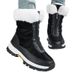 Winter Snow Boots Women Waterproof Suede Warm Plush NonSlip Rubber Skiing Hiking Shoes Stylish Winter Essential Causal Shoes_vogvips.com