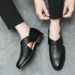 2025 Summer Breathable British Woven Leather Sandals For Men, Sizes 38-47, Large Size Hollow Slip-On Driving Shoes_vogvips.com
