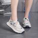 Summer New Breathable Forrest Gump Shoes Thick Soled Casual Shoes Hollow Versatile Sports Shoes_vogvips.com