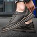 New Leather Spring Men's Shoes High-top Men's Heightening Tooling Martin Boots_vogvips.com