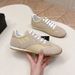 In Stock 2026 New Model Genuine Leather German Training Round Toe, Patchwork, Lace-Up Casual Shoes, Spring And Autumn_vogvips.com