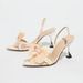 Cross-Border European And American Three-Dimensional Flower Decoration Back Strap Electroplated Heel Pointed Open-Toe_vogvips.com