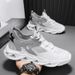 Mens Running Shoes Breathable Knit Sport Sneakers Cushion Lightweight Casual Gym Athletic Trainers Jogging Tennis Shoes_vogvips.com
