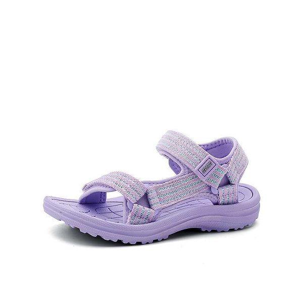 Girls' Summer Sandals For Medium To Large Children With Velcro Straps, Suitable For Casual Wear, Princess-style, And Beach Activities LE F EK A 30-38_vogvips.com
