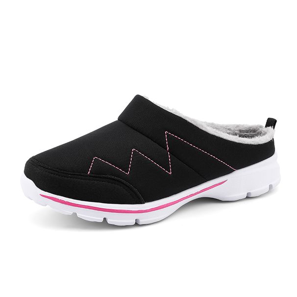 Warm Plush Home Indoor Couple Slippers WaterProof Soft Comfort Winter Shoes Men Footwear Large Size 36-46_vogvips.com