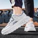 2024 Autumn New Thick Soled Dad Mesh Non Slip Student Casual Live Sports Breathable Men's Shoes_vogvips.com