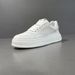 Men's Top Layer Cowhide Small White Trendy Shoes, Genuine Leather Breathable Thick Soles, Casual Men's Board Shoes_vogvips.com