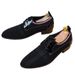 2026 New Business Dress Casual Leather British Versatile Fashion Men's Shs Large Breathable Office Cloth Top Single_vogvips.com