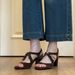 Genuine Leather Chunky Heel Retro Sandals Women, Stunning And Comfortable For Summer, High-heeled With_vogvips.com