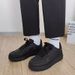 New Autumn, Versatile For Work, High Street American Style Sneakers, Men's Sports Casual Black Trendy Shoes_vogvips.com