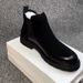 European Warm Series Black Martin Boots Men, High Top, Breathable, Lightweight, Versatile, Korean British Style, Casual Leather Shoes For Men_vogvips.com