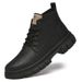 Large Size High Top Martin Boots Men's Side Zipper Platform Boots Tooling Locomotive Boots_vogvips.com