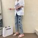 Trendy Colorful Rhinestone Flat 2025 Spring Summer Candy Color Outdoor Casual Wear-Resistant Women's Slippers_vogvips.com