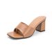 Women’s Shoes New Style Clip On Thick Heel Unique Women's Sandals Long Term_vogvips.com