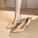 2026 Patent Leather Thin Heel High Heels Iron Head Metal Anti-kick Shallow Mouth French Pointed Single Shoes Fattened And Widened_vogvips.com