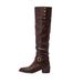 Genuine Leather For Women 2025 New Autumn Winter Fleece-Lined Long Women's Black Slouch Riding Over-the-Knee Boots_vogvips.com