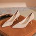 7888C Suede Pointed Toe Stiletto Heels Commuter Professional Simple Fashionable Elegant Women's Shoes French Style_vogvips.com