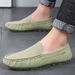 New Men's Casual Bean Shoes Trend A Slip-on Lazy Shoes Driving Foot Set Men's Shoes_vogvips.com