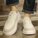 2025 Korean Edition Fashion Men's Casual Shoes Urban Design Slim Fit Low Top Sneakers Breathable Mesh For Streetwear_vogvips.com