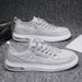 Shoes Men's Summer Thin Breathable White Canvas Slip On Shoes Sports Casual Work Trendy Shoes For Formal & Casual For Men_vogvips.com