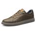 Two-layer Cowhide Men's Shoes Men's Sot-soled Leather Casual Leather Shoes Board Shoes Men's One-pedal Large Size Breathable_vogvips.com