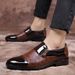 Plus Size New Men's Pointed Toe Business Leather British Style Fashion Formal Suit Groom Wedding Derby Shoes_vogvips.com