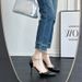 French-style Nude Pointed-toe High-heeled For Women, 2024 New Spring-summer Sandals, Women's Studded Single Shoes With_vogvips.com