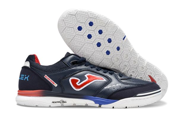 with Low Heel Flat Shock-absorbing Suitable Anti-slip Sole For Indoor UseResistant To Twisting Durable JOMA IC Football Shoes_vogvips.com