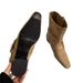 2025 Korean Version New Niche Design French Short Small Square Toe Western Casual Mid-Calf Women's Boots_vogvips.com