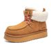 BUFFNY Winter Snow Boots For Men & Women – Anti-Slip Platform Boots With Thick Fleece Lining, Warm & Stylish Casual Shoes For Cold Weather_vogvips.com