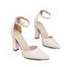New Foreign Trade Shoes 2026 Spring New European And American Pointed Toe Hollow Large Size Chunky Heel Strap_vogvips.com